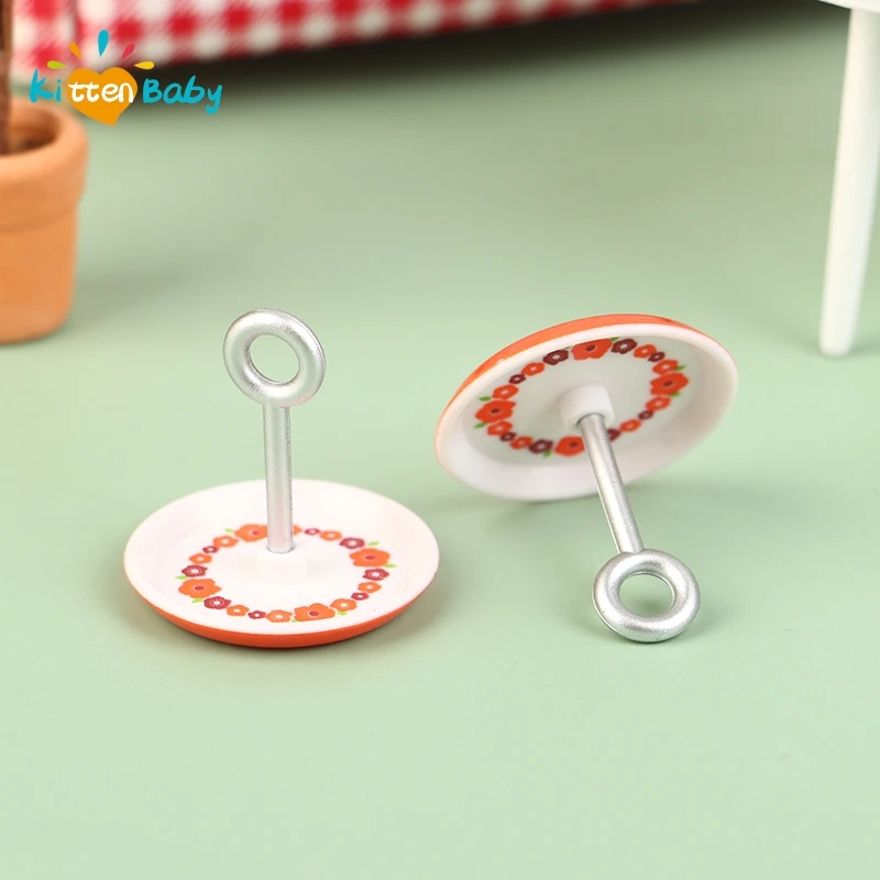 

1:6 1:12 Dollhouse Miniature Furniture Cake Stand Dish Kitchen Cake Display Plate Fruit Tray Doll Kitchen Toys