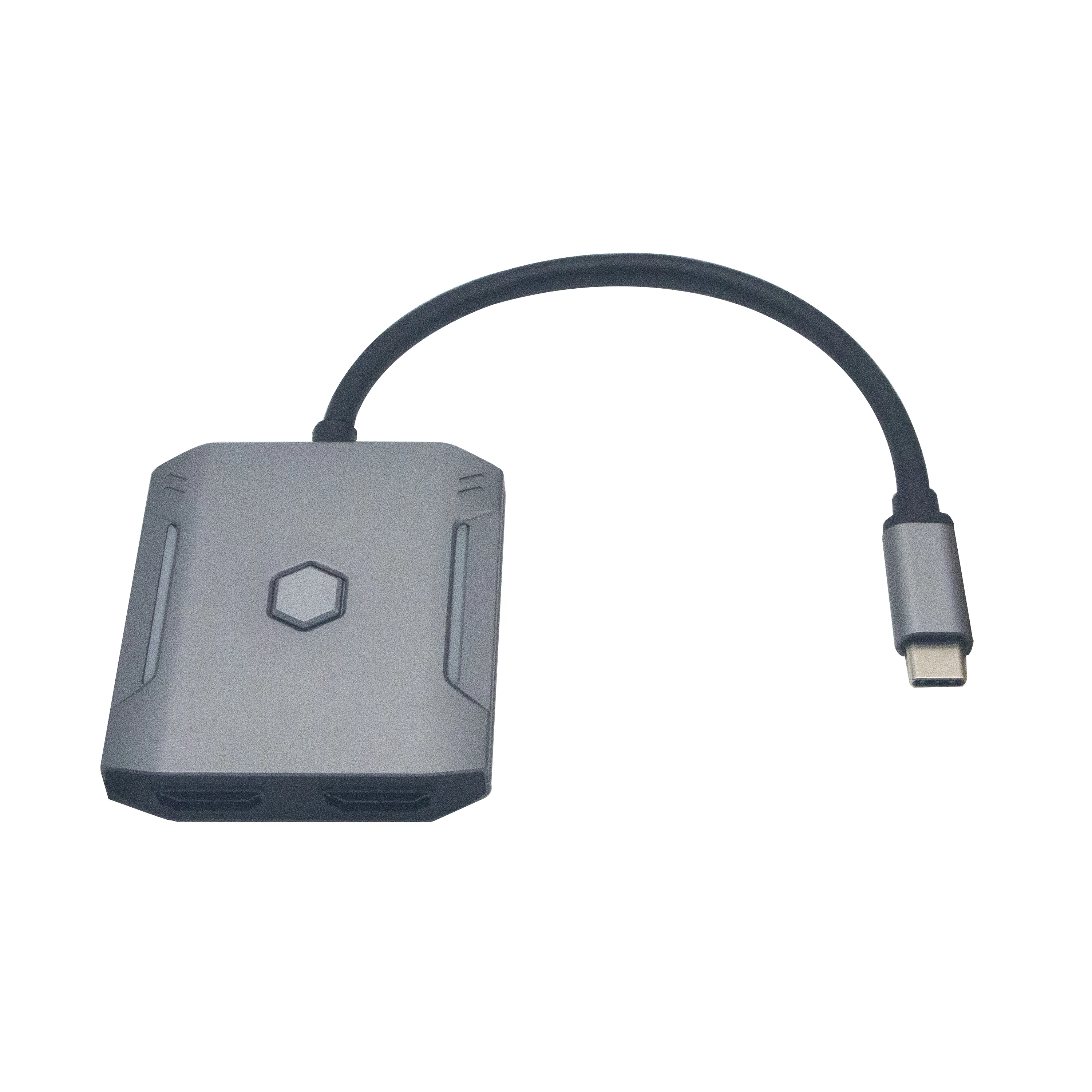 USB-C C Ÿ -2 HDMI  ȯ, Ʈ ȭ-TV ƺ ũҺϿ, 8K 7680  4320 @ 30Hz 3840  2160 @ 60Hz