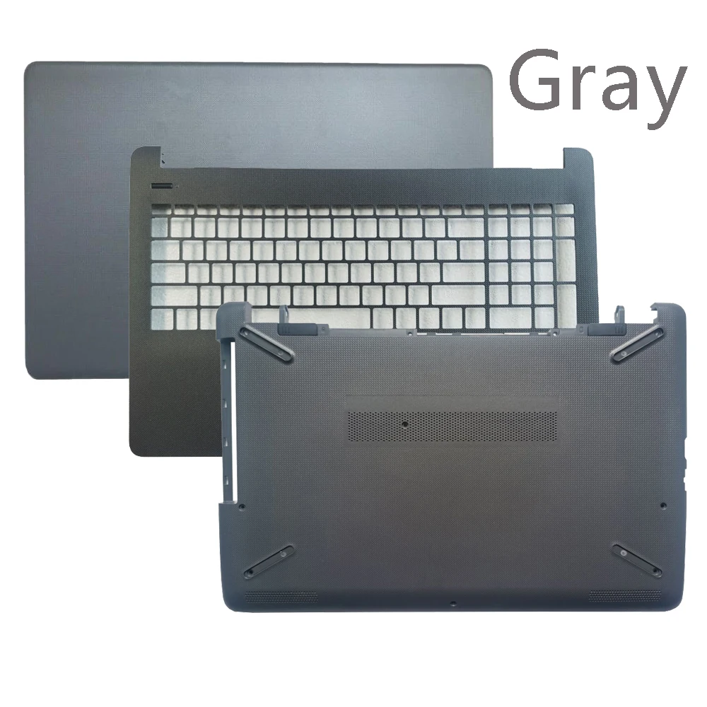 Caixa Cinza para hp Lcd Tampa Traseira Moldura Palmrest Superior Base Inferior Novo 15-bs 15t-bs 15-bw 15z-bw 250 255 g6 Tpn-c129 130