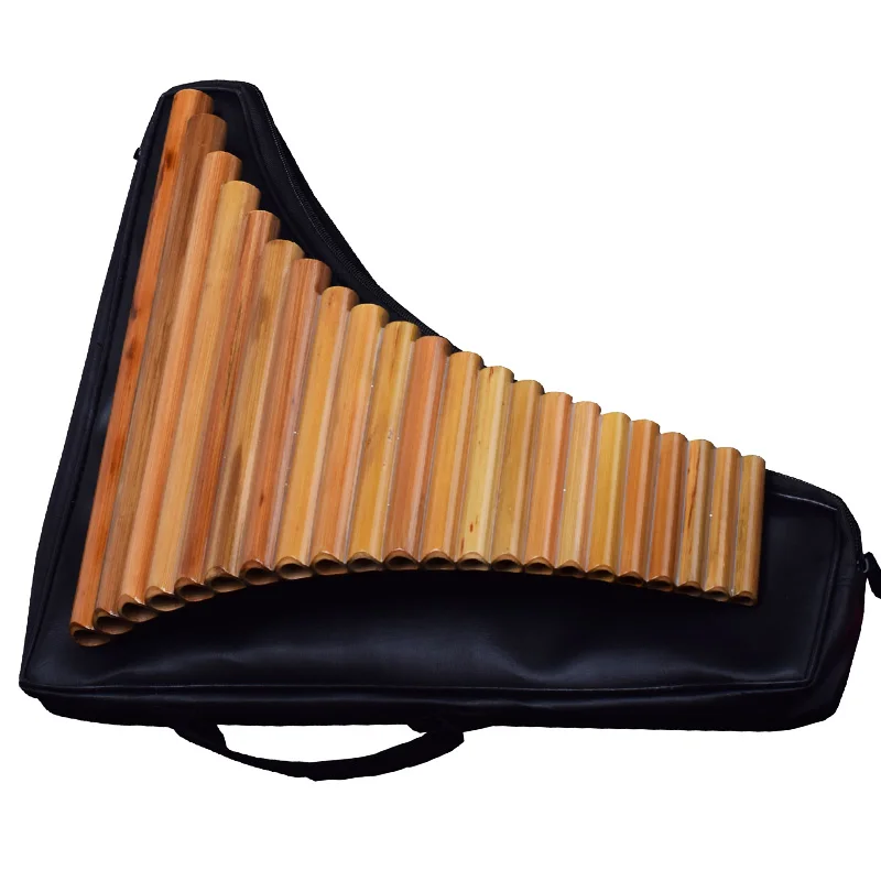 Chinese Traditional Woodwind Pan Flute, Chinese Pans, Xiao Musical Instrument, Professional, 22 Pipes
