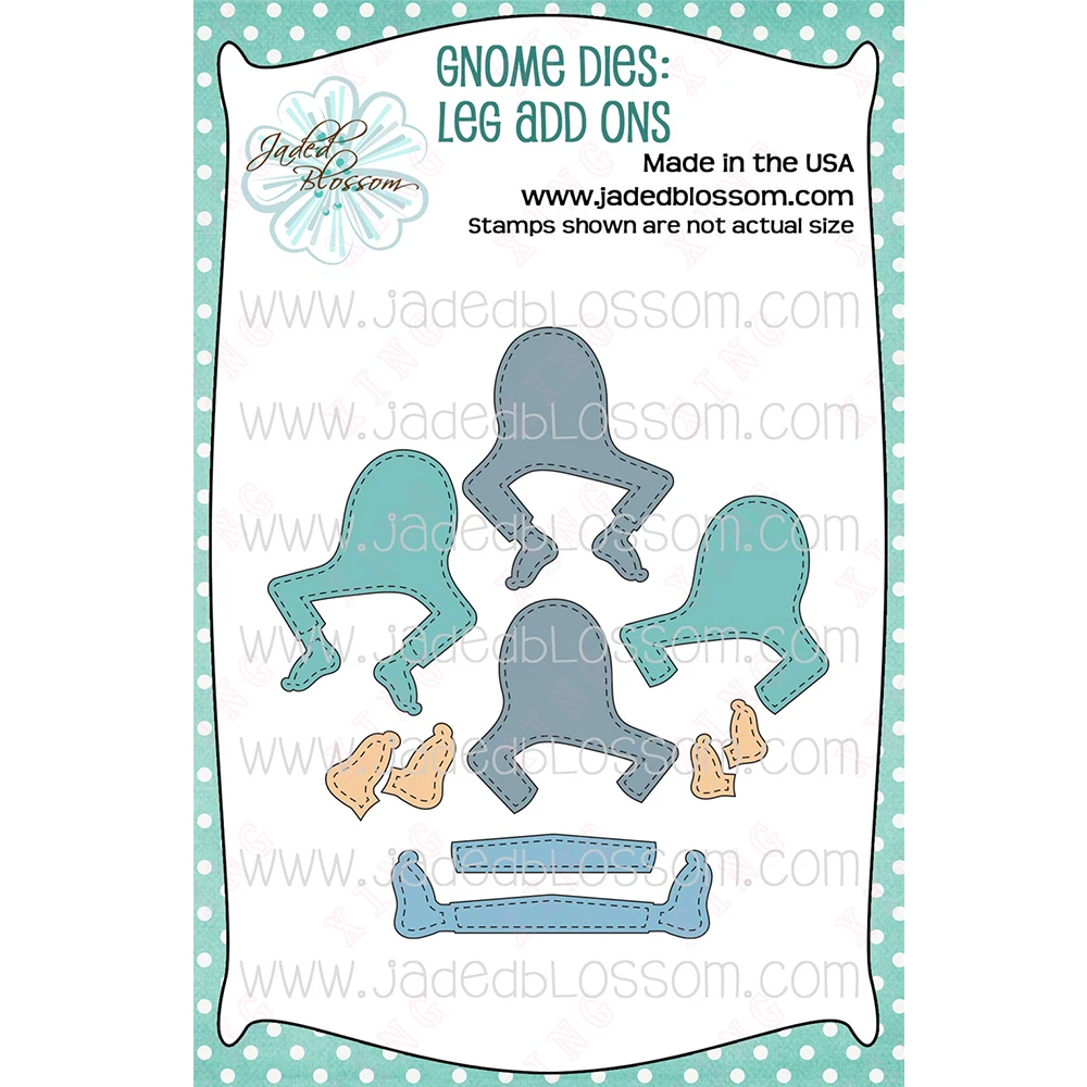 

New Metal Cutting Dies Arrival Diy Gnome Dies: Leg Add Ons Scrapbook Diary Decoration Embossing Craft Album Card Molds Template