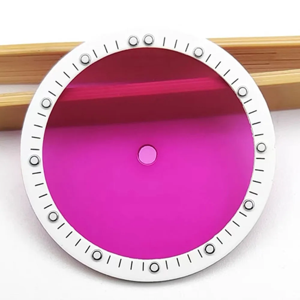 Luminous Dial with Transparent Surface for Mechanical Watches - 28.5mm Diameter