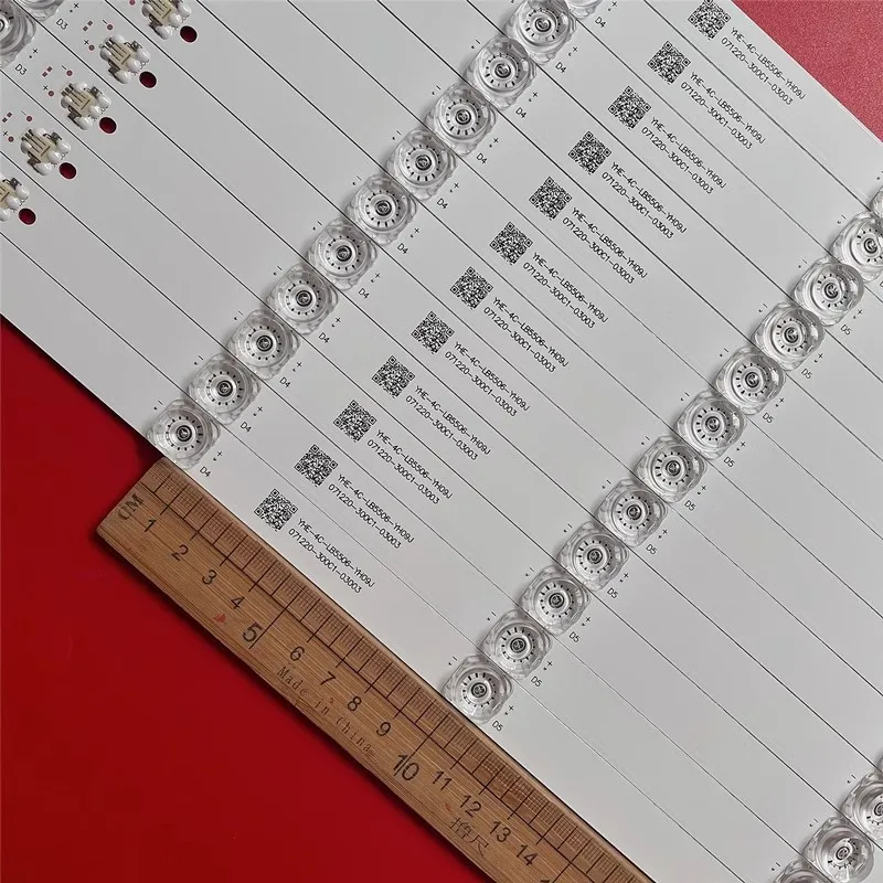 LED Ʈ Ʈ  6 , 55C716 55C78 55Q10 55P10-3030FC-12X6-LX 55D6B6CZ54016 YHE-4C-LB5506-YH09J YH10J 6V LED