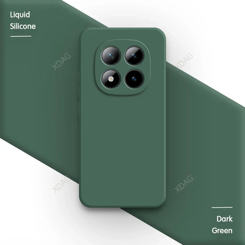 Luxury Liquid Silicone Soft Phone Case - Simple Back Cover