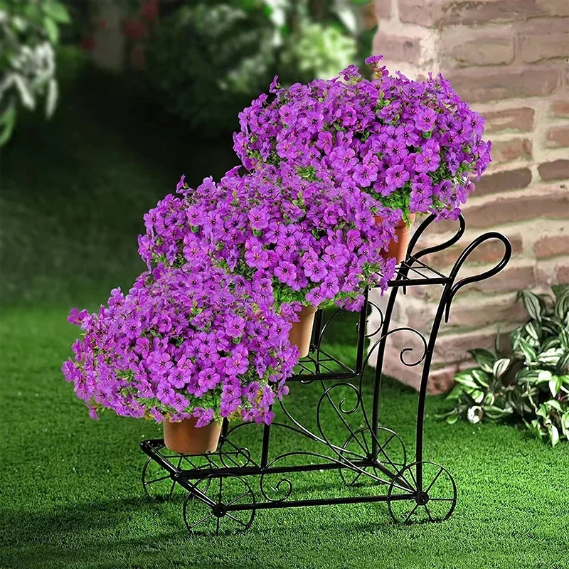 UV Resistant Artificial Flowers for Outdoor and Indoor Decor - Ideal for Yard, Wedding, Home, Kitchen, and Farmhouse Styling