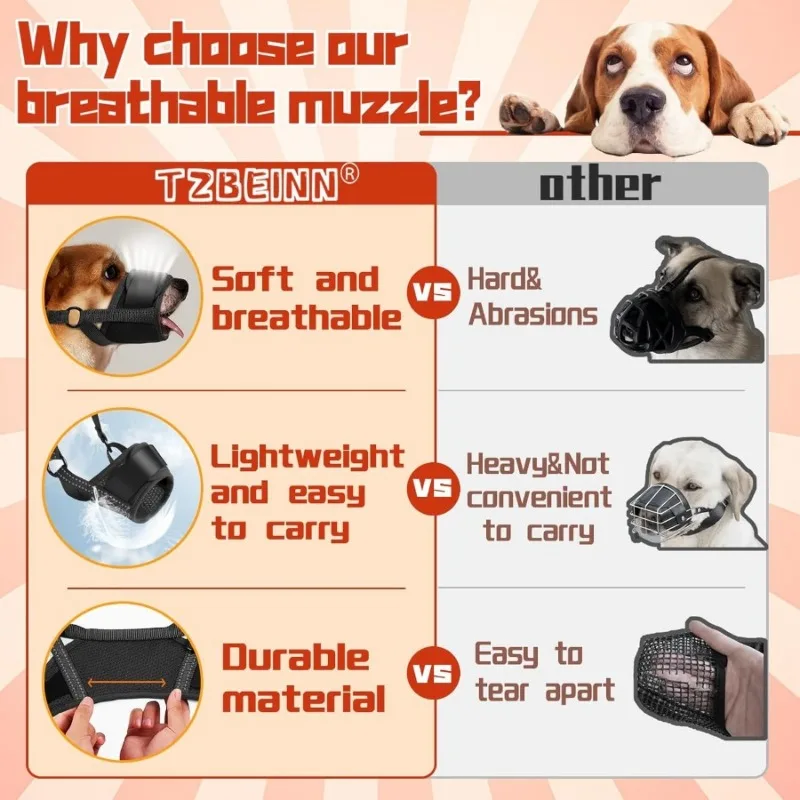 Dog Mouth Cover Soft Mesh Mouth Cover Suitable For Medium And Large German Shepherd Dogs And Other Anti Chewing Covers