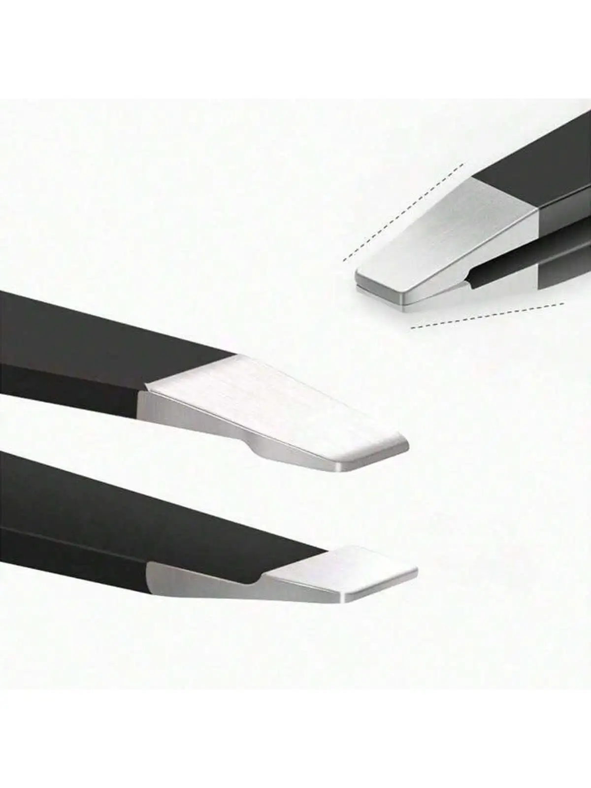 Stainless Steel Eyebrow Tweezers 4 Pack Facial Hair Trimmer