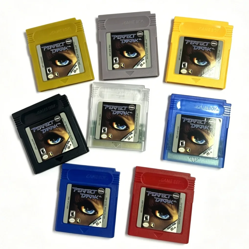 Rewritable Game Cartridge with Battery in 9 Colorful Shells - USA Edition