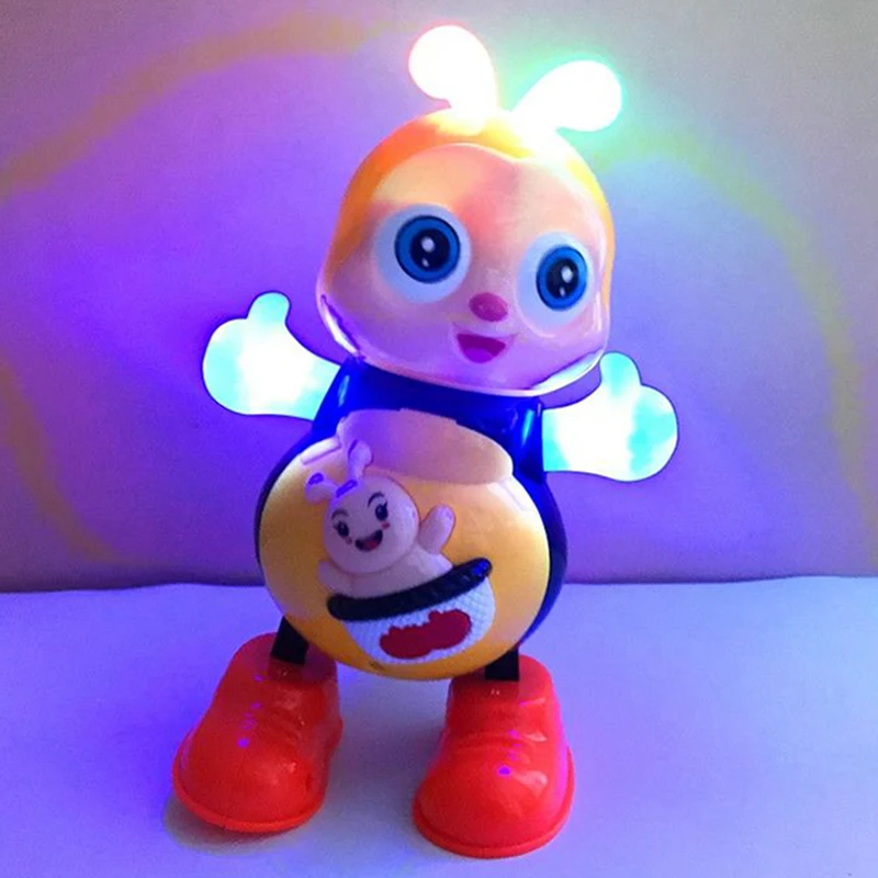 Electronic Pet Toy Robot Dog Toy Musical Dancing Robot Toy Electronic Robots Dog Toy Music Light Dance Walk Cute Baby Gift For 3-4-5-6 Years Old Kids