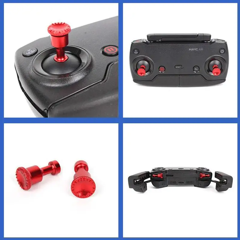 Manettes de contrôle joysticks pour télécommande drone DJI Mavic Mini 1/SE/Air/Mavic 2 Pro/Zoom - Lot de 2