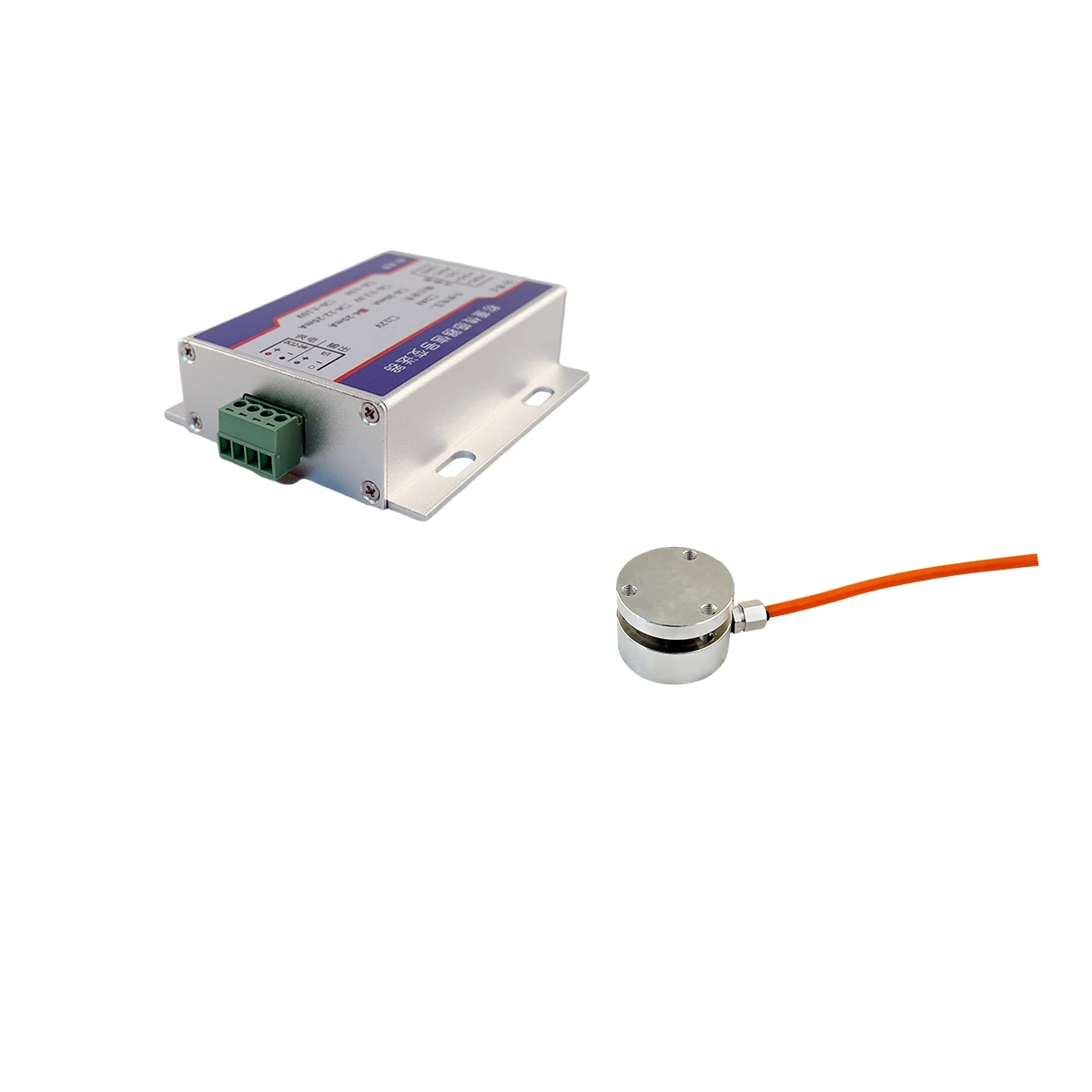 Micro Load Cell with Transmitter Kit 0-2000kg Alloy Steel Pressure Sensor 4-20mA 0-10V Output Weight Amplifier Module