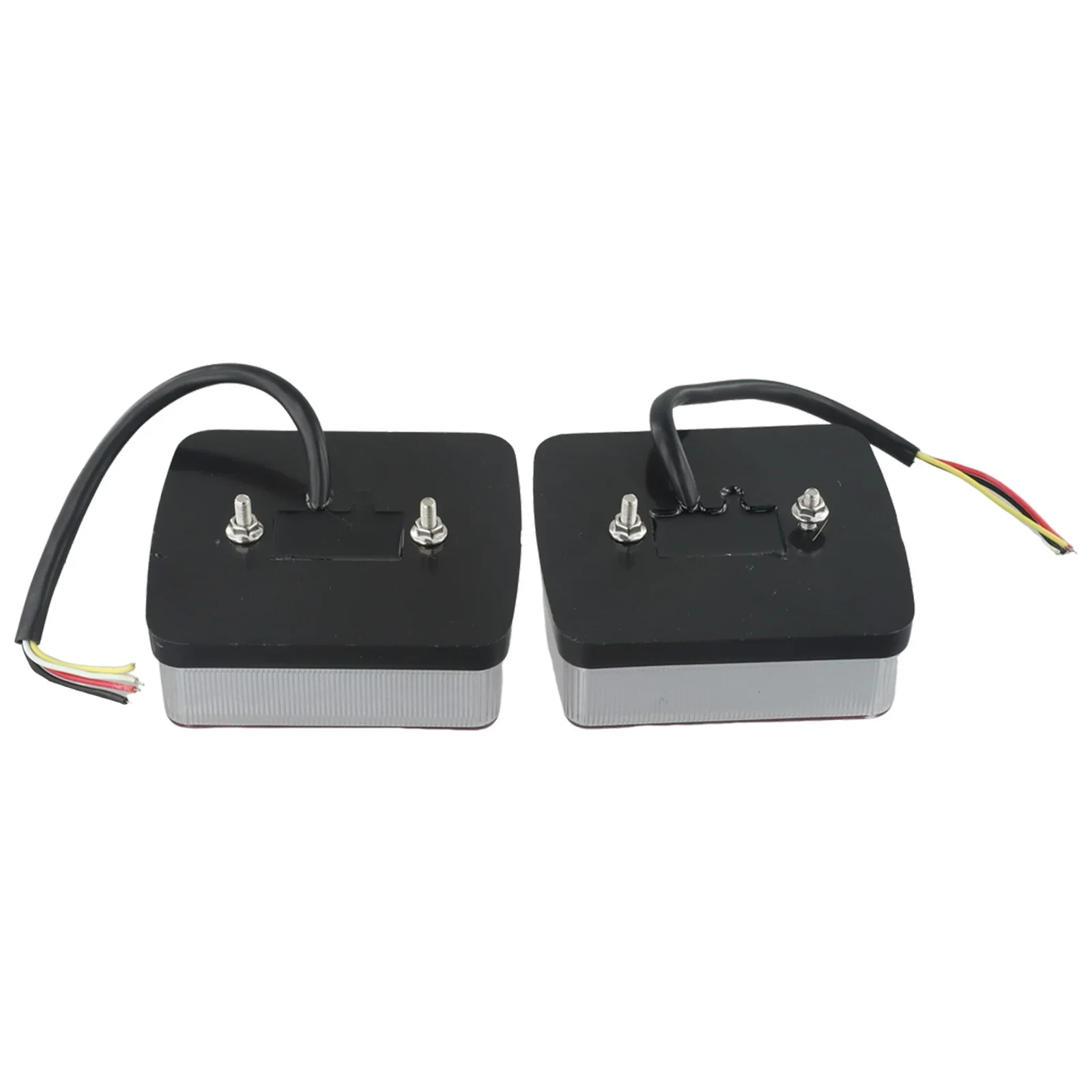 2Pcs Rear LED Submersible Trailer Tail Lights Kit Boat Marker Truck Waterproof For Replacement IP68 Rear Left Right LED
