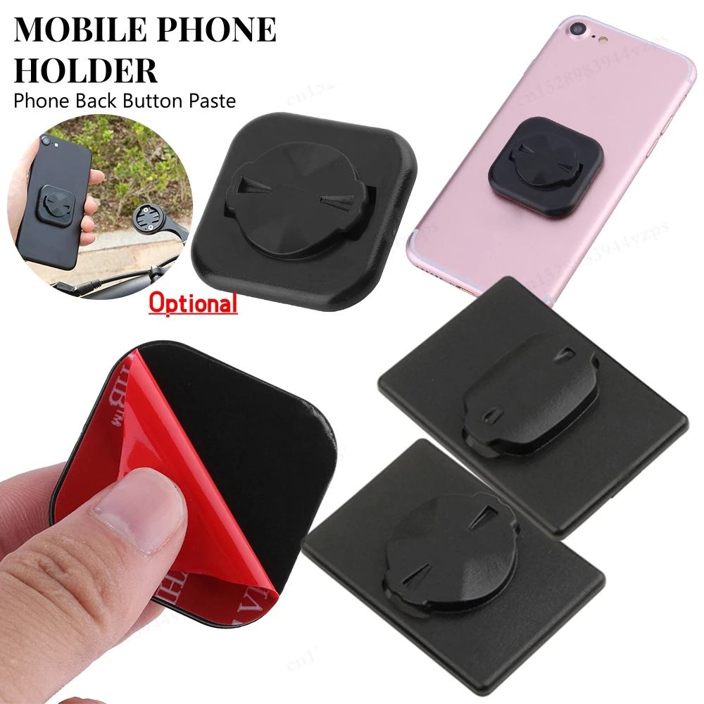 1Pc vtt vélo de route support de téléphone autocollant support adaptateur pour garmin wahoo bryton igpsport vélo GPS support d'ordinateur