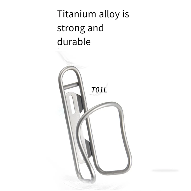 Bicycle Kettle Rack Titanium Alloy Hollow Riding Water Bottle Cage Holder With Screws Style A bicycle water bottle cage bicycle bottle holder water bottle holder bicycle bottle cage screws 2X