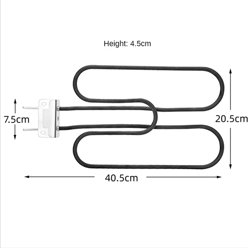 GYTB-3X 66631 / 65620 Weber Electric Grill Replacement Parts Heating Elements 2200W For Weber Q140 / Q1400 EU Plug