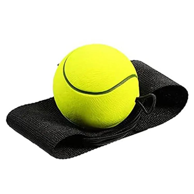 6cm Rubber Bouncy Ball with Rope - Stress-Relief and Idle Time Toy