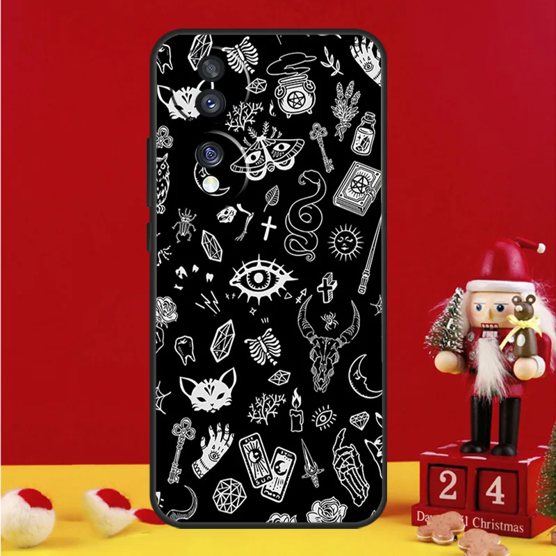 Occult Witchcraft Moon Gothic Witch Phone Case Cover
