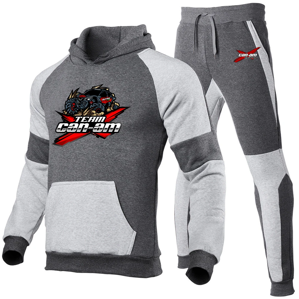 Men Casual Sportswear Hoodie Pants Tracksuits