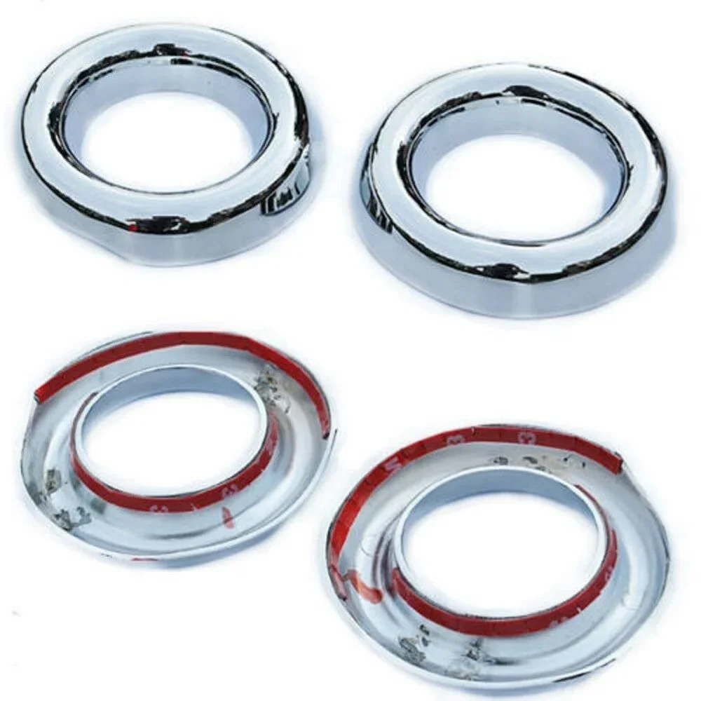 4pcs Chrome Inner Door Lock Pins Knob Cover Trim For Jeep Compass Patriot 2007-2017
