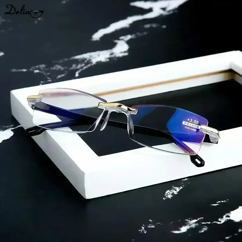 Elder Ultralight Reading Glasses for Men Women Retro HD Lens Blue Light Blocking Eyewear Classic Square Far Sight Eyeglasses reading glasses