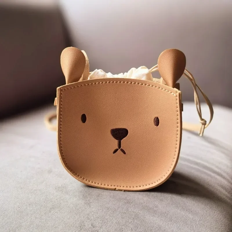 Cartoon Cute Kids Mini Bags for Toddler Girls PU Leather Messenger Bag Crossbody Bag Kawaii Baby Children's Small Handbags Gift 6