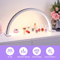 Half Moon nail lamp, nail LED lamp, suitable for nail, with line controller, 3 light modes, suitable for desktop arch lamp 2