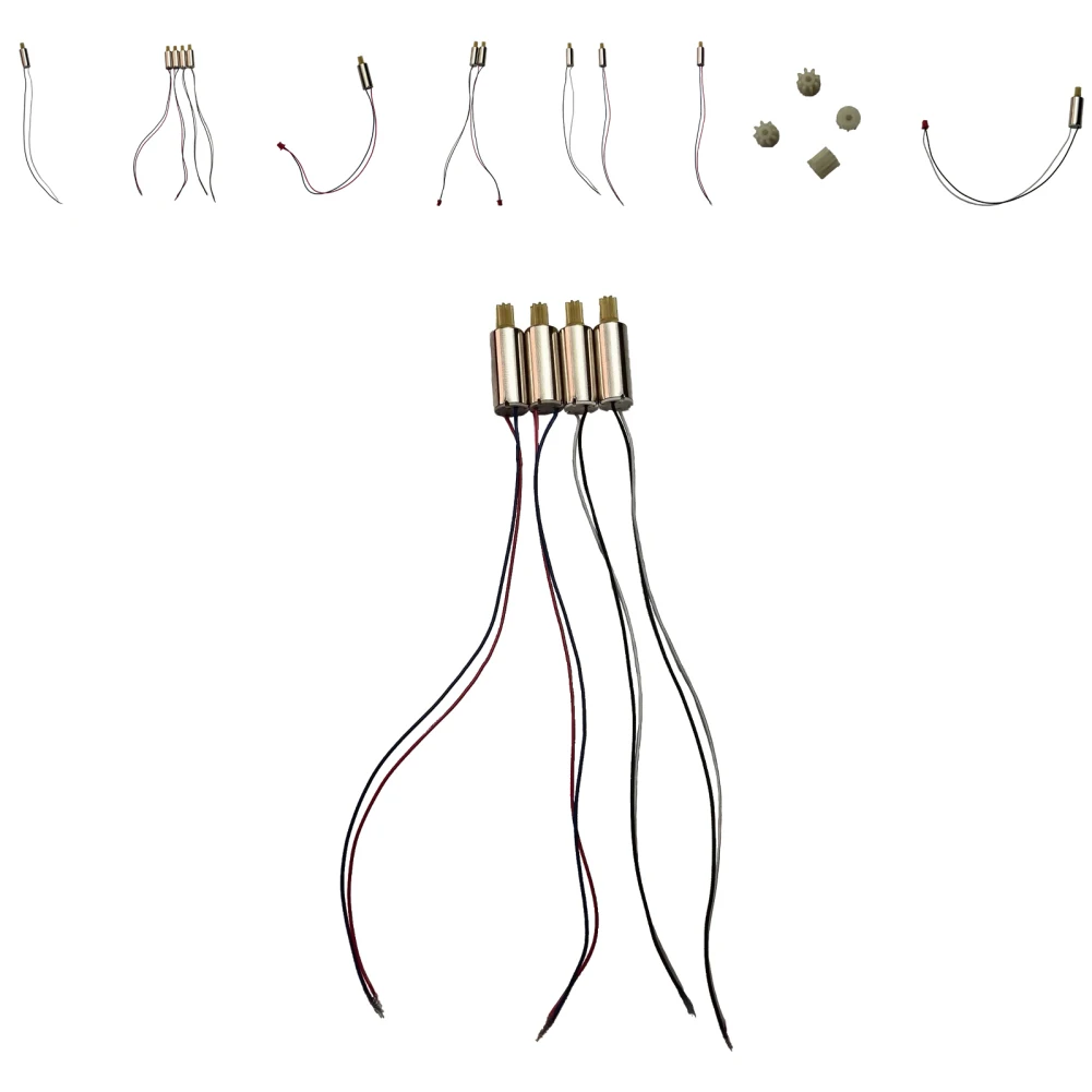 

Rc Drone Electric Motor Spare Parts Compatible For E58 S168 Mini Drone Quadcopter Replacement Accessories