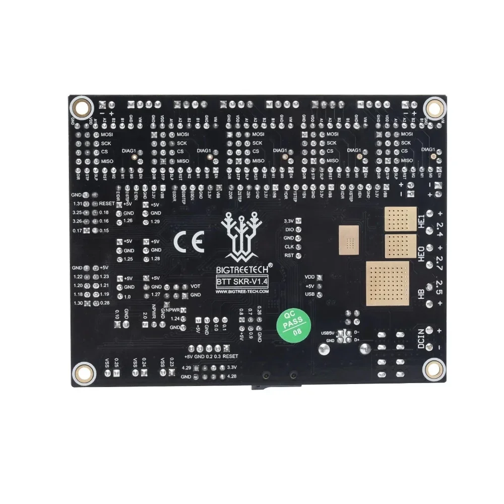 BIGTREETECH SKR V1.4 마더보드 BTT SKR V1.4 터보 제어 보드, 엔더 3 보론 2.4 3D 프린터 VS SKR 2 옥토퍼스 V1.1 용 TMC2208