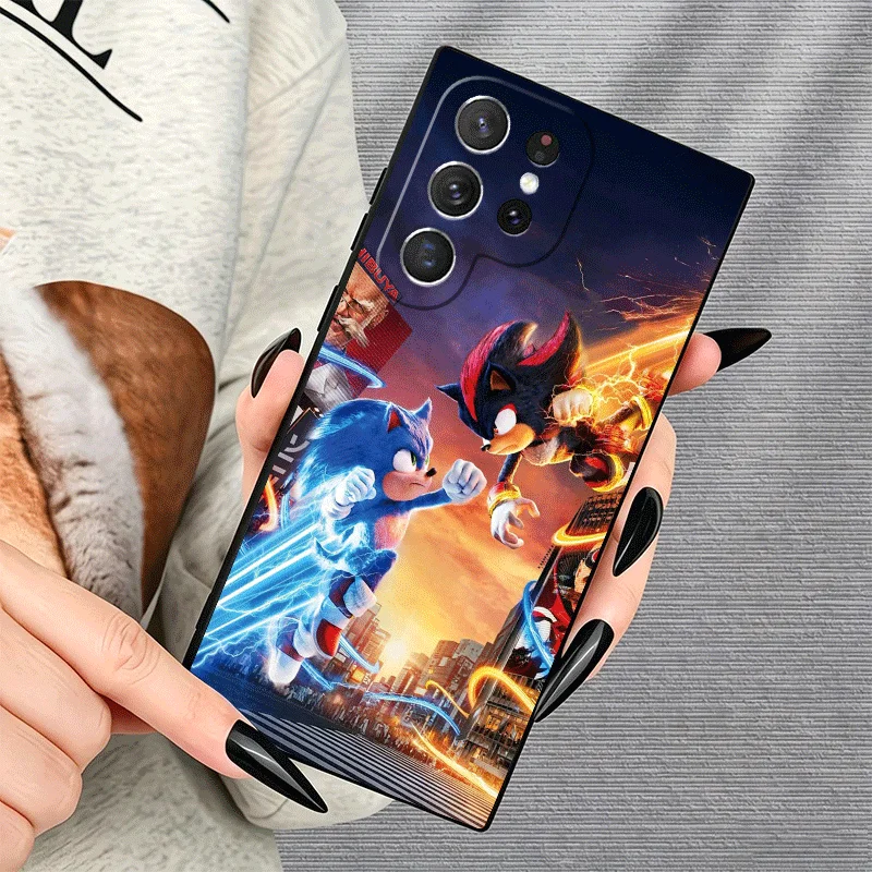 Super S-Sonics Cartoon Customized Phone Case with Edge Pattern