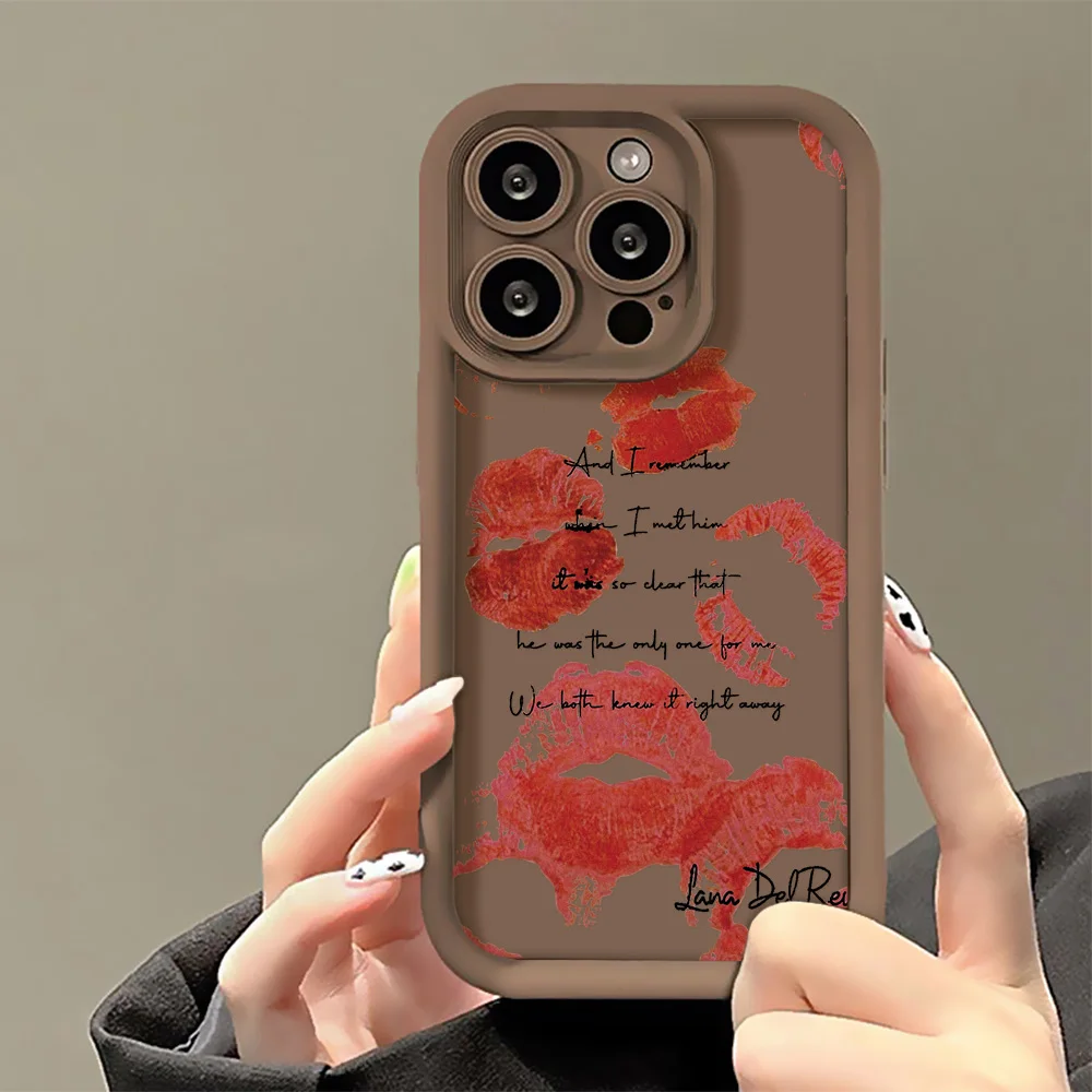 thumbnail image 1 of Funda de teléfono con labios rojos para iPhone, carcasa Sexy de TPU suave para iPhone 11, 14, 15 Pro Max, 12, 13 Pro, XS Max, XR, X, 7, 8 Plus, 1 of 5