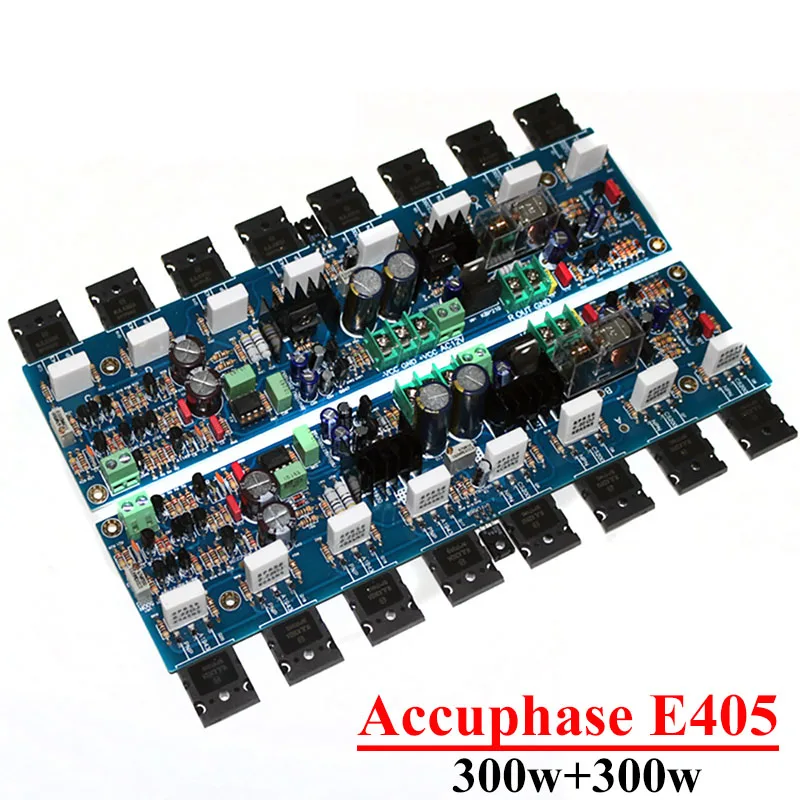 

300w*2 Accuphase E405 2 Channel HIFI Amplifier Board Ultra-low Distortion Pure DC High Power High End Audio Amplifier