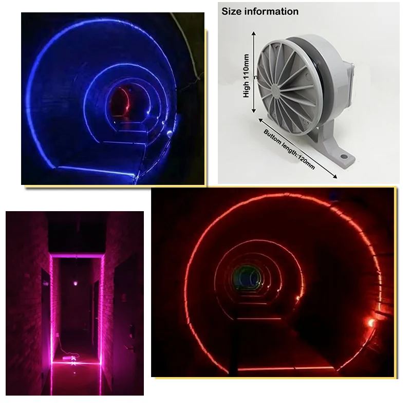 12W LED Wall Light 110V 220V RGB Remote Windows Sill Lamp Home Door Frame Corridor Balcony Garage Hotel Restaurant Lighting IP67