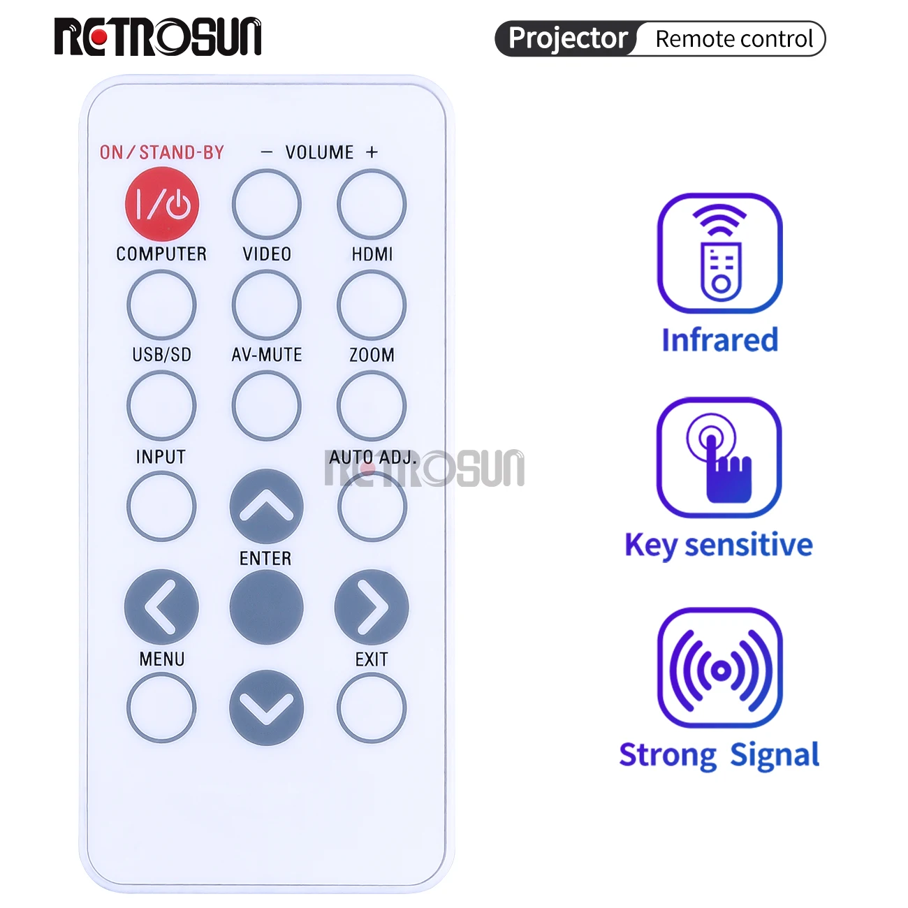 

Новый оригинальный IR28012 для проектора Toshiba с дистанционным управлением NPX10A NPS10A HDMI/VIDEO DV20A