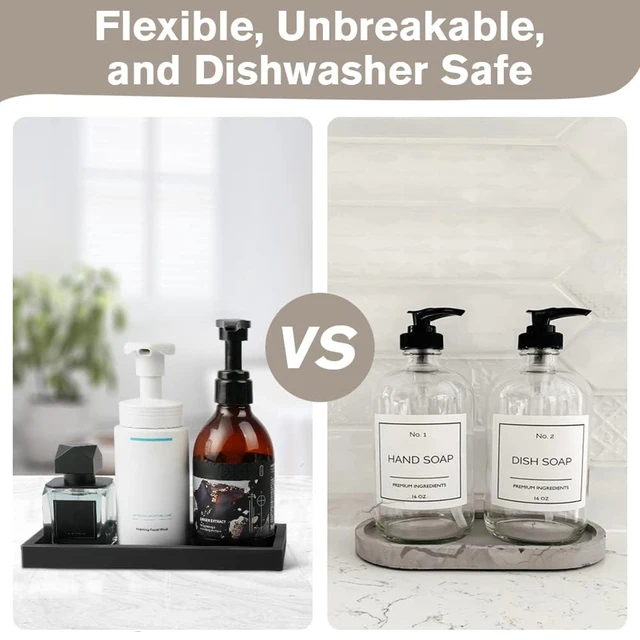 Vassoio In Silicone Per Bagno E Cucina - Organizzatore Per Cosmetici E Accessori