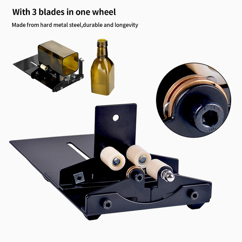 Buy Wholesale China Glass Bottle Cutter, Professional Round Bottle Cutting  Tools Set, 5 Wheels Glass Crafts Diy Kit & Glass Bottle Cutter at USD 8