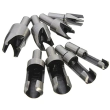 

4Pcs Wood Plug Hole Cutter Drill Bit Plug Cutter Drill Bit Bored Hole Wood Tenon 6mm/10mm/13mm/16mm For Drilling Wood Plug Hole