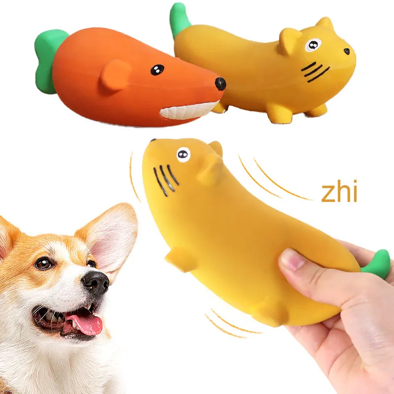 

Pet Dog Cat Toys Dog Accessories Squeak Soundmaking Latex Bite Resistant Sounds Toys Cleaning Molars For Dogs Pets Supplies