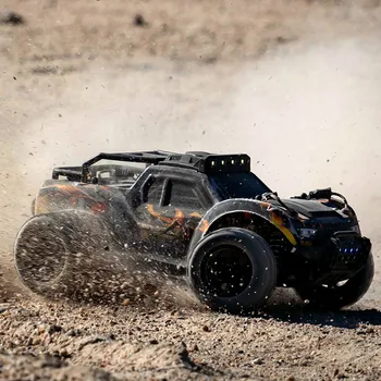 Giocattolo 1/18 2.4GHz 4WD RC Auto C8810 Telecomando Ad Alta Velocità Fuoristrada RTR Spazzola di Carbone Motore ESC Servo Luci A LED Hobby