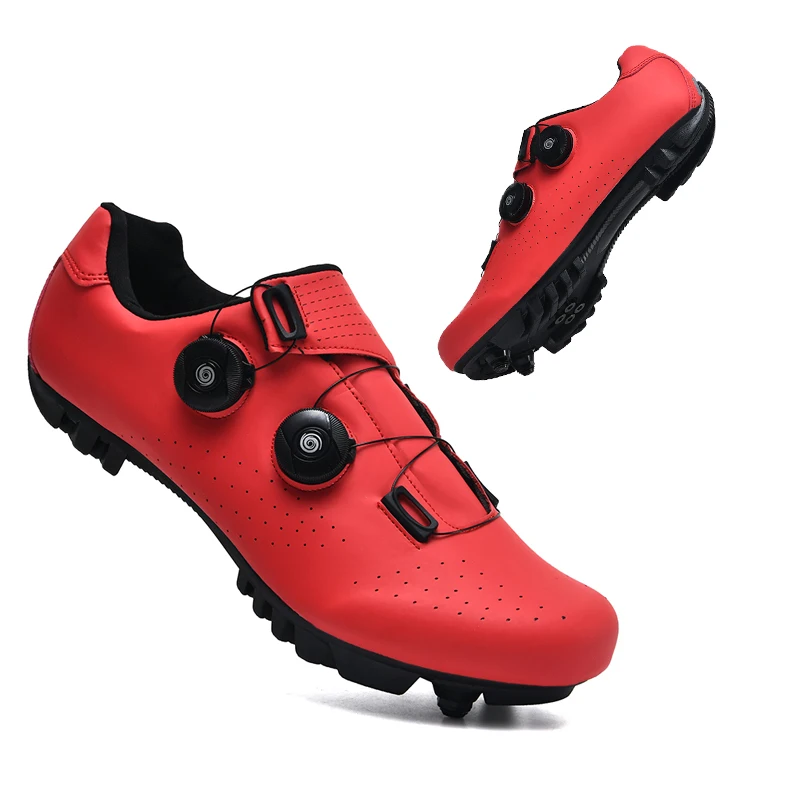 Cycling Sneaker Mtb Pedal Bicycle Shoes Flat Mountain Cycling Shoes Cleat Rb Speed Footwear Man Women New Selflocking