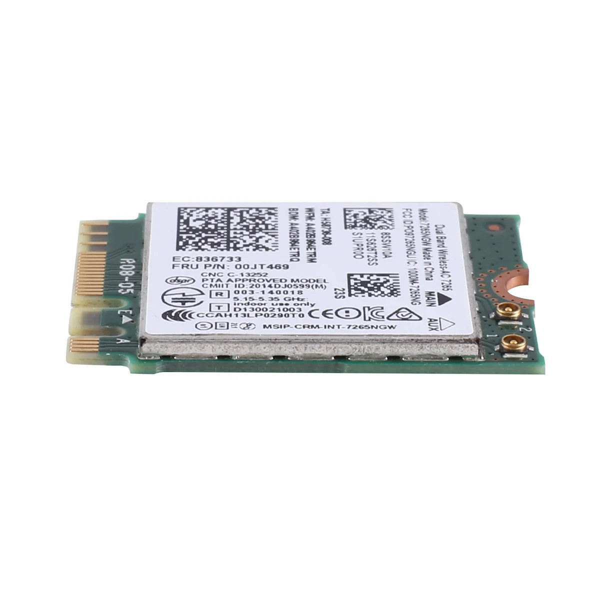 B48A AC7265 7265NGW WiFi 카드 FRU00JT469 Lenovo Thinkpad E550 E455 E555 시리즈용 802.11AC NGFF BT4.0