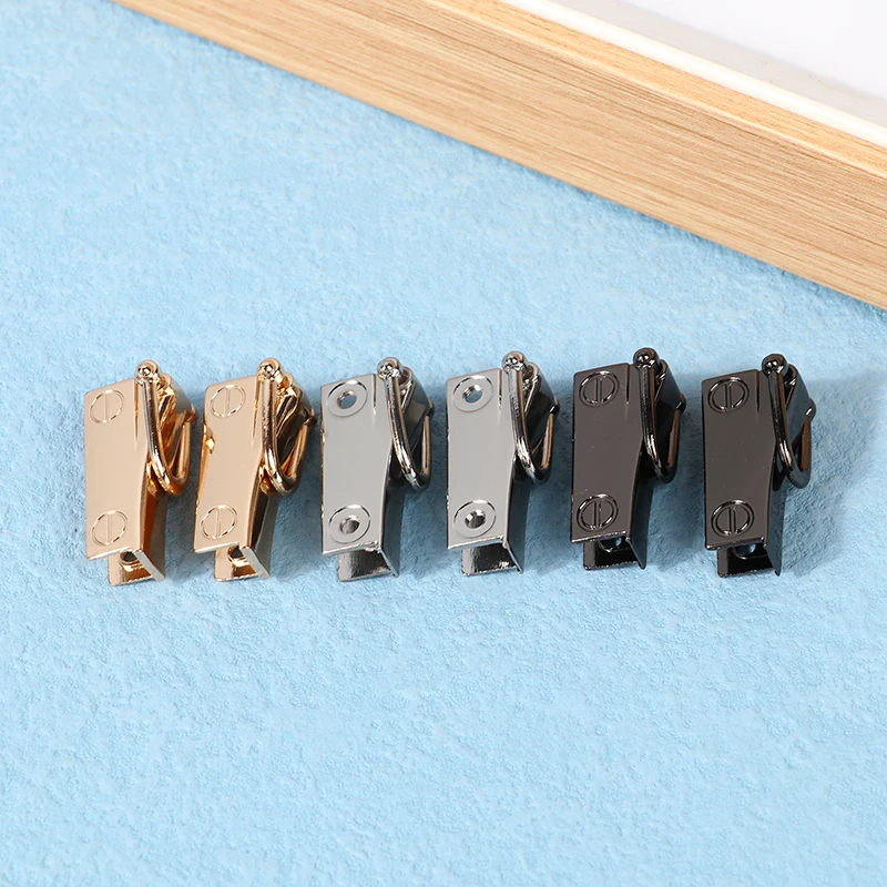 

1Set Metal Bag Side Anchor Gusset Bag Side Edge Buckle Anchor Link Hanger Clamps Hardware With D Rings For Bag Purse Strap