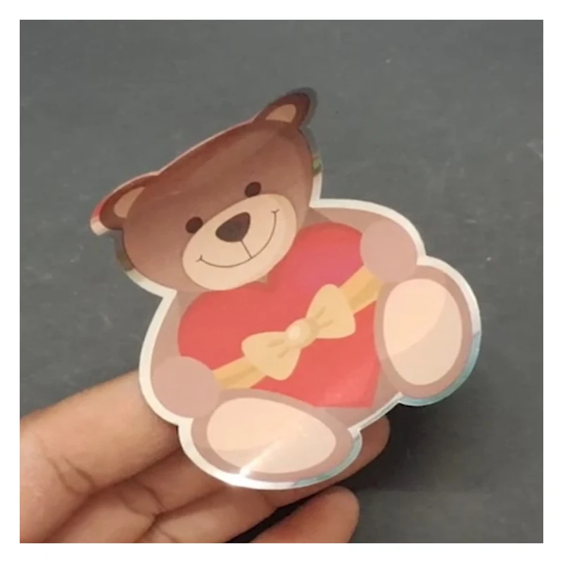 Рисунок 2 - Глянцевая Серебряная наклейка этикетка