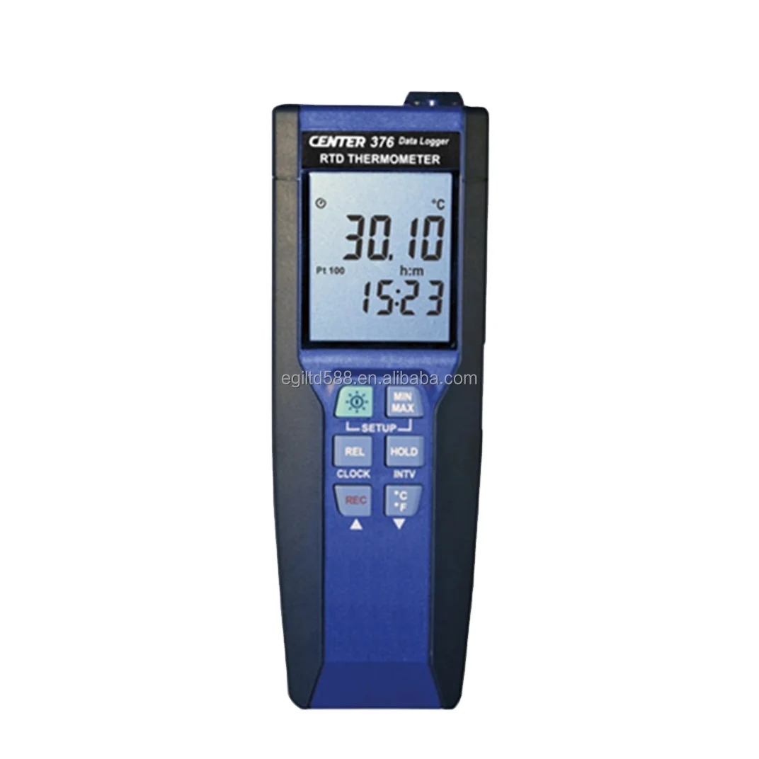 

CENTER-376 High Precision Digital Thermometer CENTER376 Thermometer PRECISION Data Logger RTD Thermometer