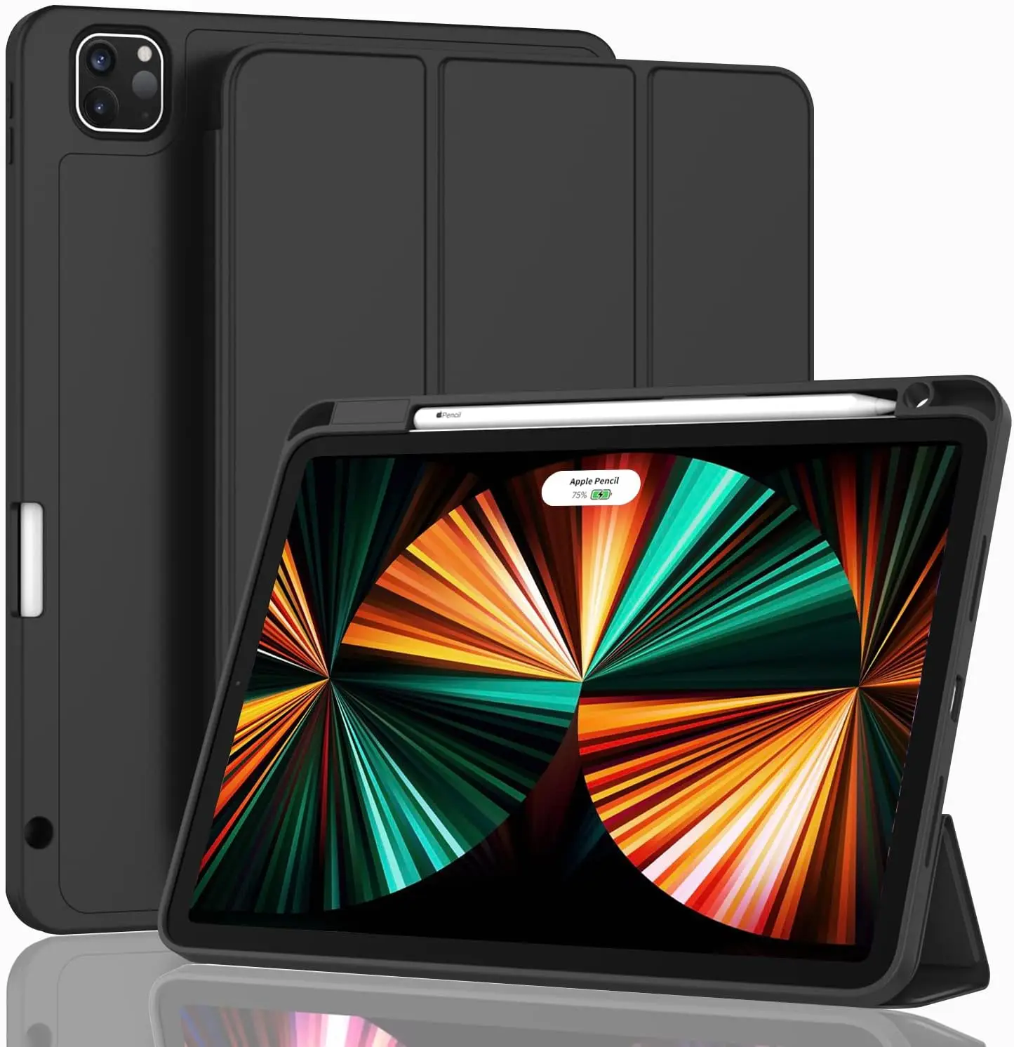 Premium iPad Pro 12.9 Inch Protective Case with Pencil Holder and Auto Wake/Sleep Function