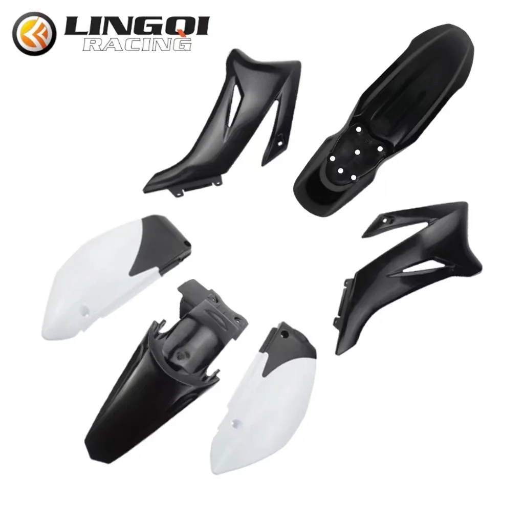 LING QI Motorcycle TTR125 Mudguard Fairing Body Plastic Cover Kit Set Fender For TTR125 Dirt Pit Bike