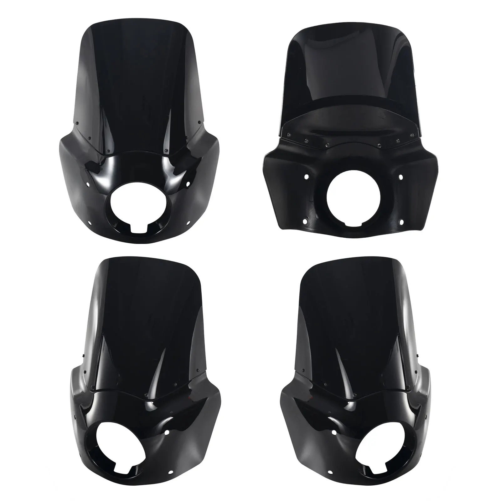 Motorcycle Fairing 15 inch Motorcycle Front Fairing For Road Warrior Fairing Only For Harley Softail Low Rider S FXLRS
