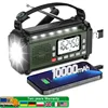 PRUNUS 924 10000mAh Hand Crank Radio, AAA Batteries Powered Emergency Radio Solar, NOAA Weather Radio AM/FM/SW Power Bank Light 1