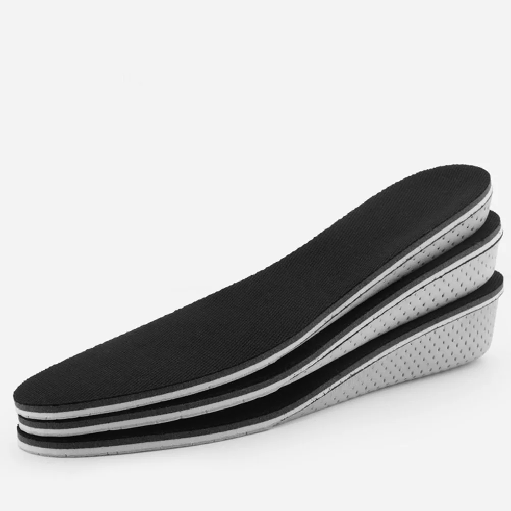 

Pair of Height Increase Insoles Shoe Lift Pads EVA 15CM Heightening Inserts Invisible Cuttable for Size 35 to 44 Shoes