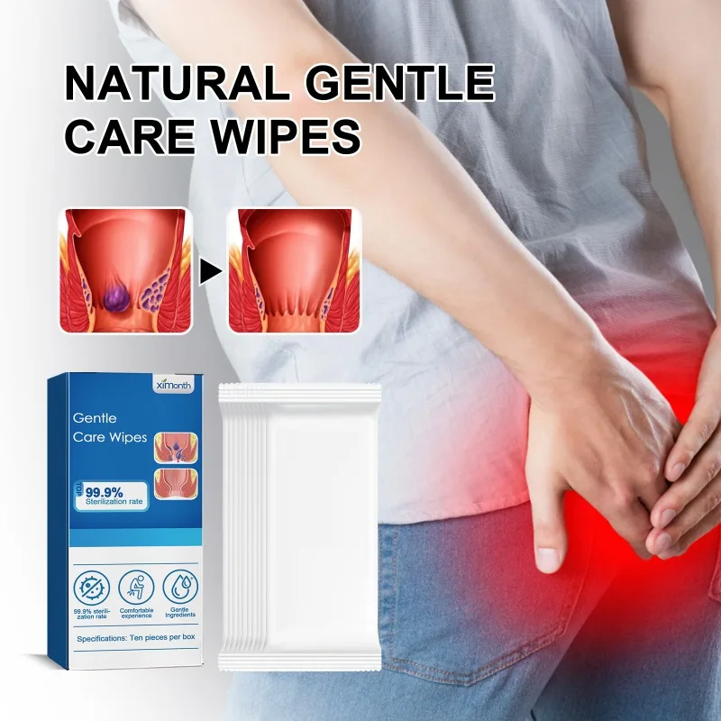 Hemorrhoid Wipes Pain Patch Relief Muscle Aches Treatment Herbal Antibacterial Mixed Hemorrhoid Wipes﻿ter
