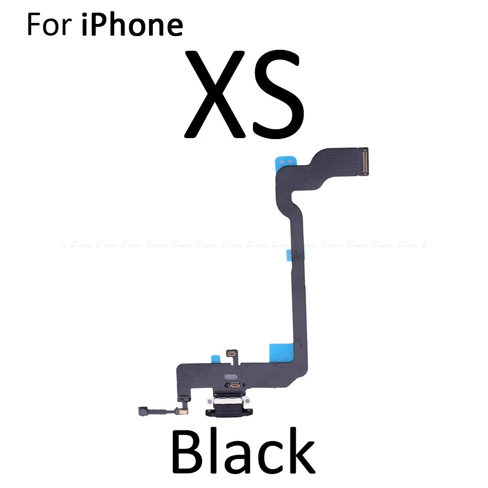 USB 충전기 플러그 충전 포트 독 커넥터 iPhone SE 2020 SE1 SE2 X XR XS Max용 플렉스 케이블(마이크 포함)